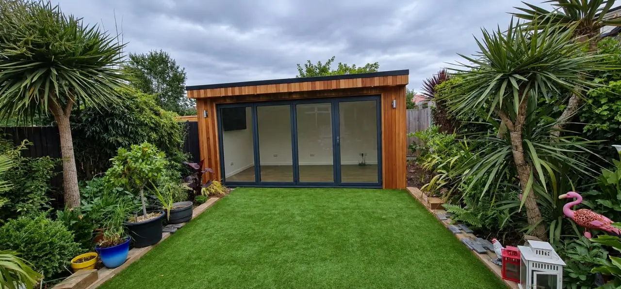 Garden Room at End of Lawn