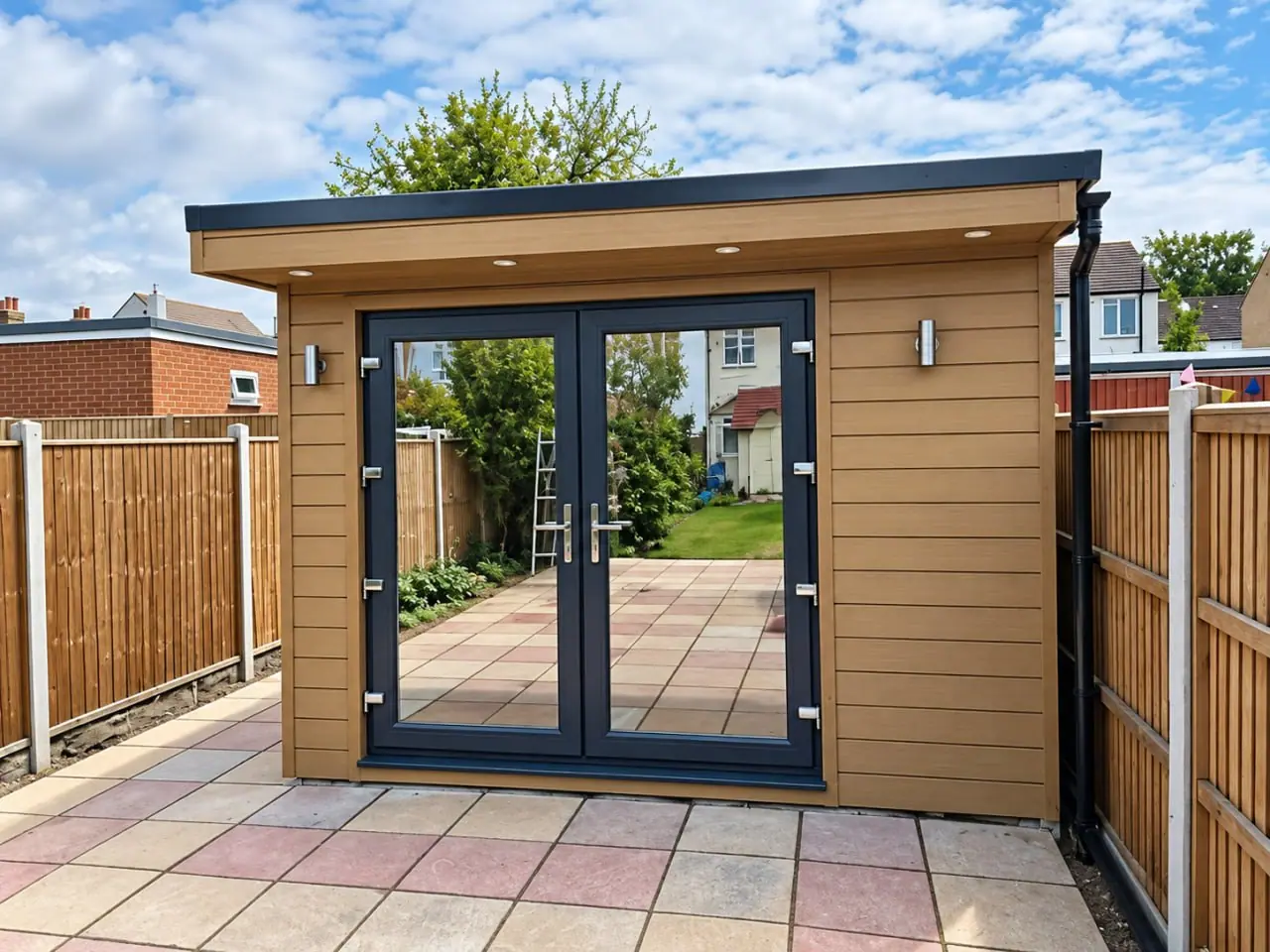 Garden Studio with Wide Doors