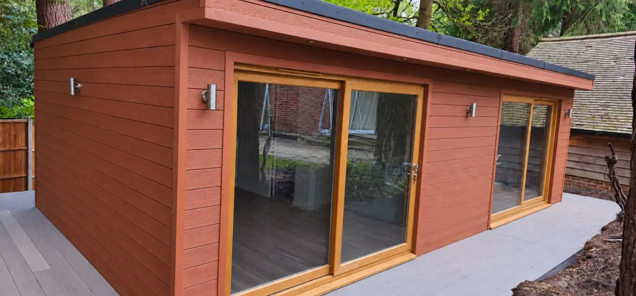 Timber Room with Sliding Doors