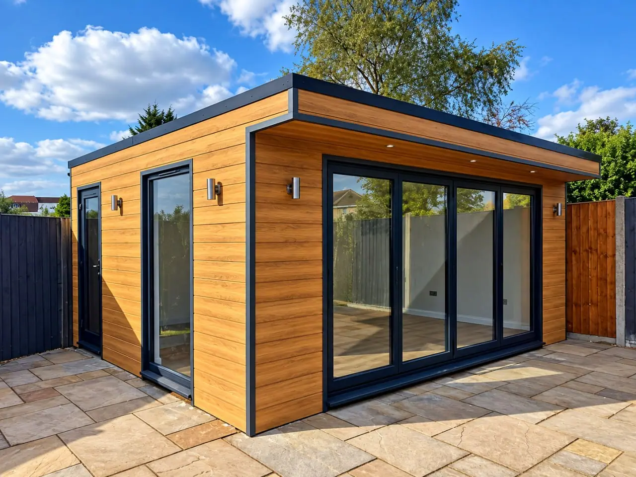 Corner-Glazed Garden Studio