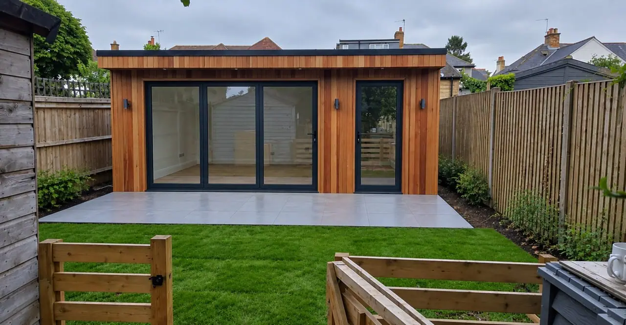 Timber Building with Broad Glazing