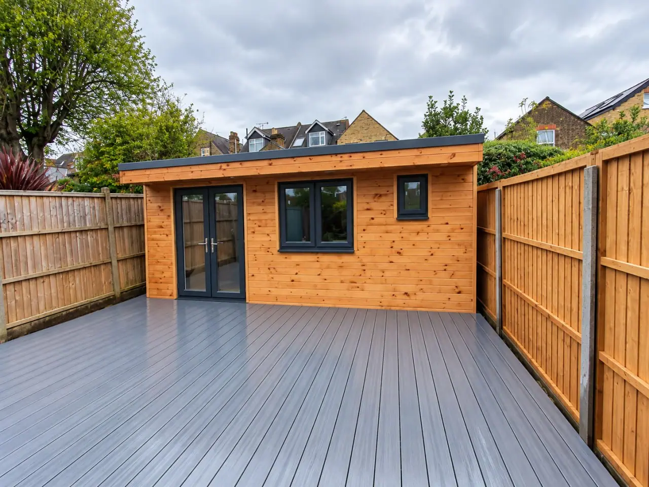Rear View of Timber Garden Room