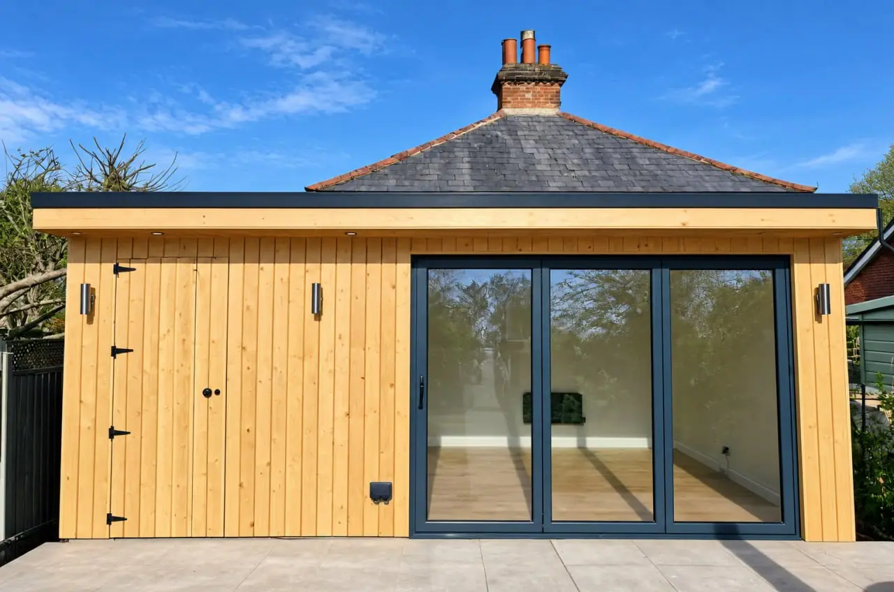 Pale Timber Garden Studio