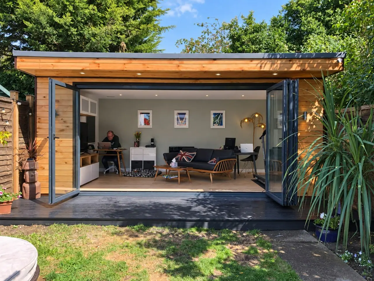 Covered Outdoor Garden Space