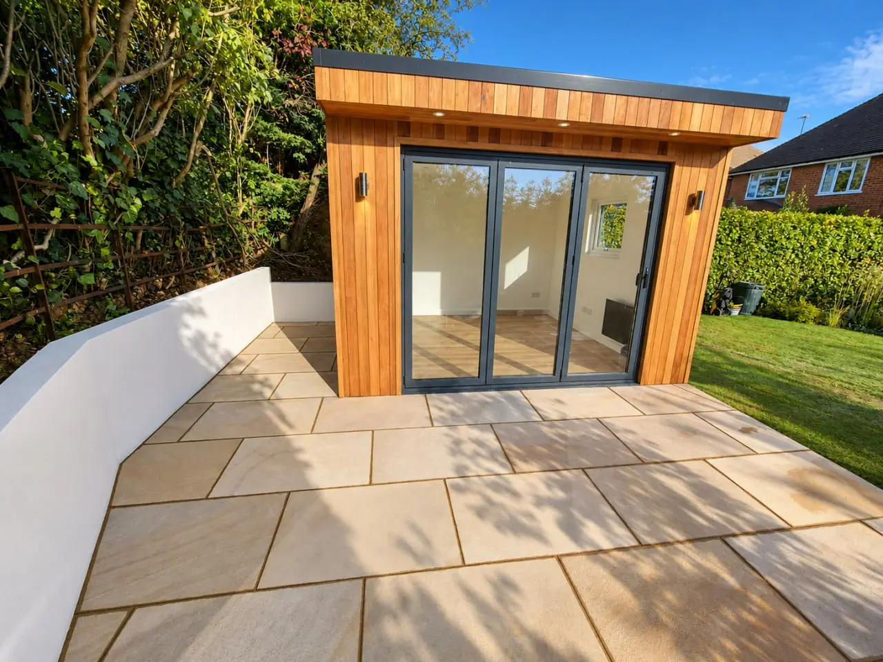 Glazed Garden Room by Paving